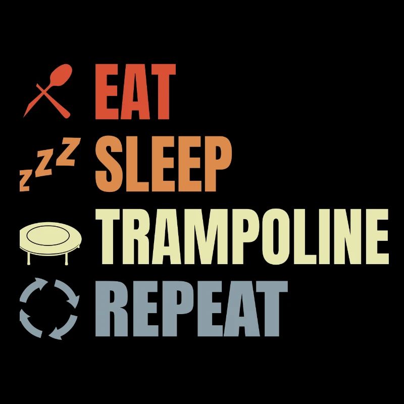 Routine de saut de trampoline