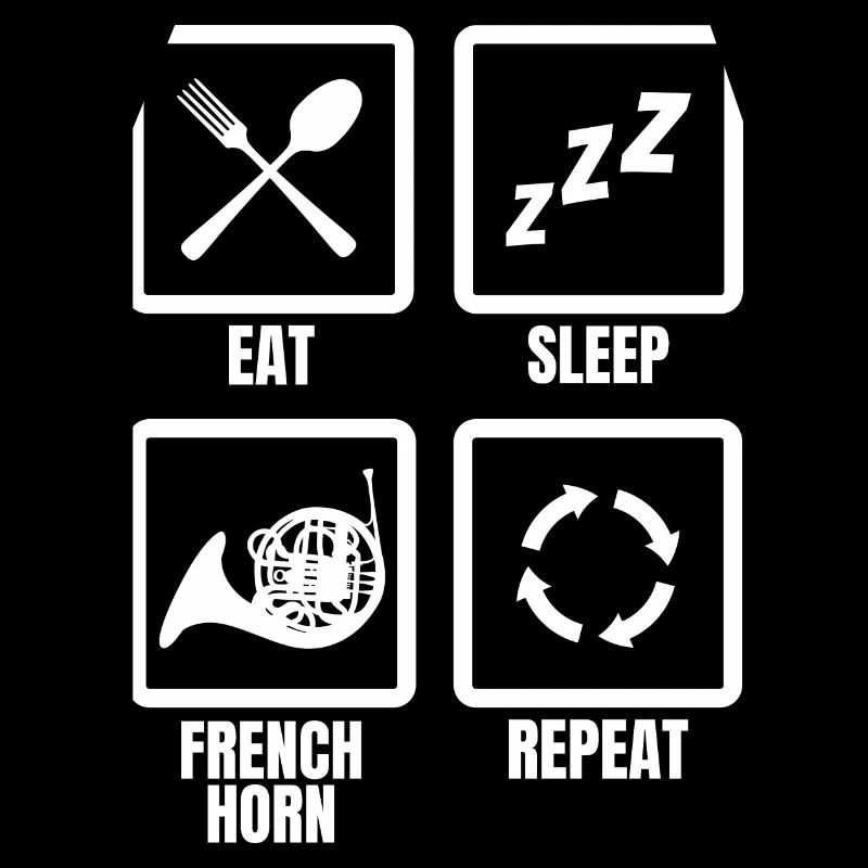 Manger Dormir Cor Français Répéter