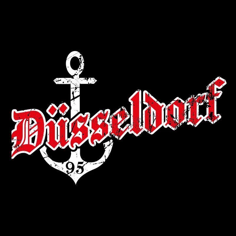Düsseldorf mit Anker