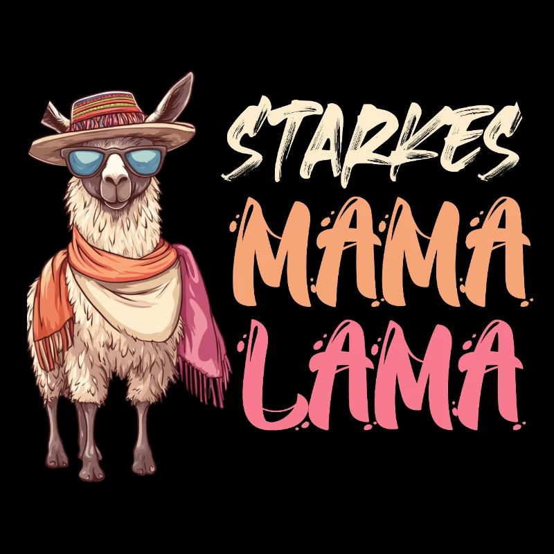 Werdende Mutter STARKES MAMA LAMA Lustiges