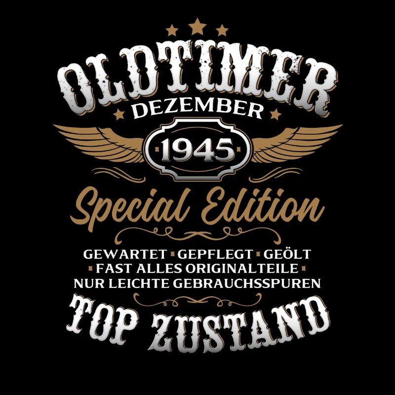 80. Geburtstag Geschenk Oldtimer Dezember 1945