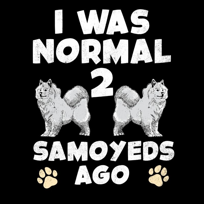 J’étais normal devant deux Samoyèdes