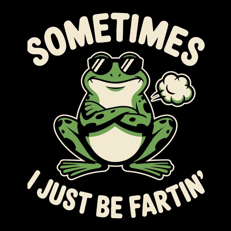 Manchmal bin ich einfach nur ein Furzfrosch