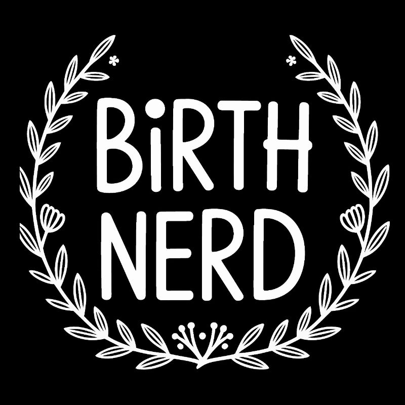 Birth nerd with laurell wreath