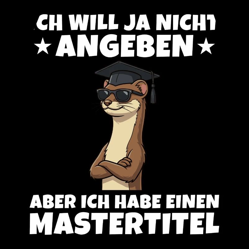 Mastertitel geschafft Wiesel Studium Abschluss