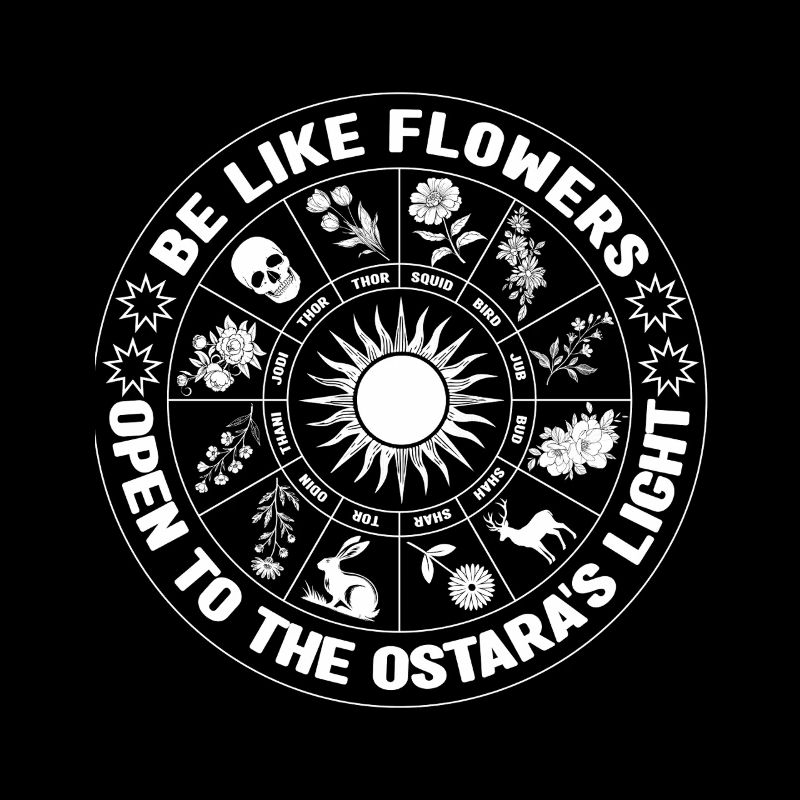 Be Like Flowers Pagan Easter Ostara Light