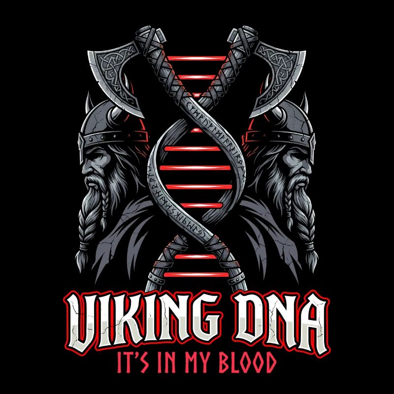 Symbole de hache à ADN viking – C’est dans le sang