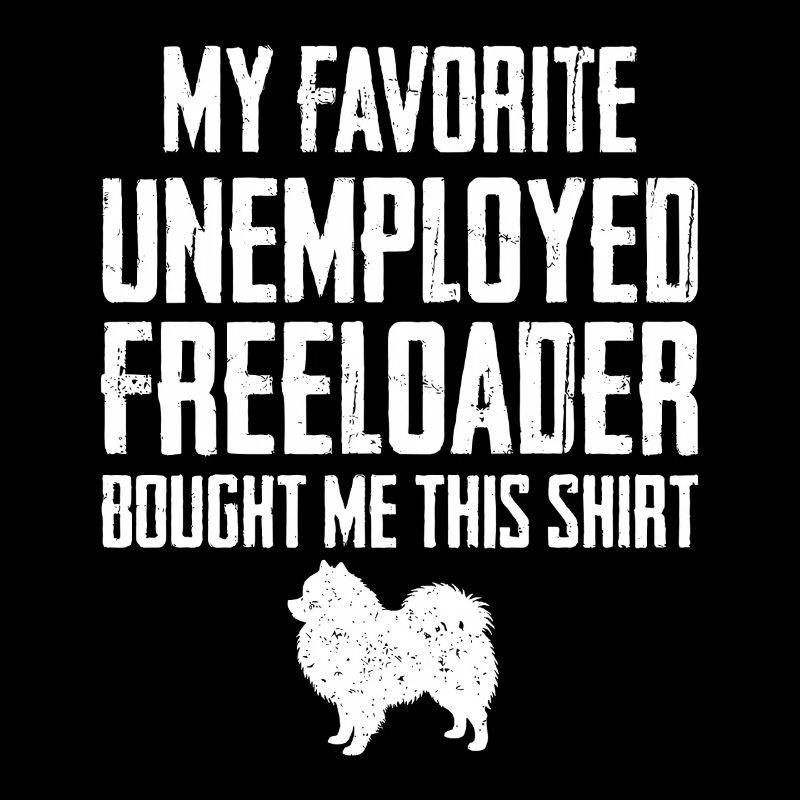 Funny Pomeranian Freeloader