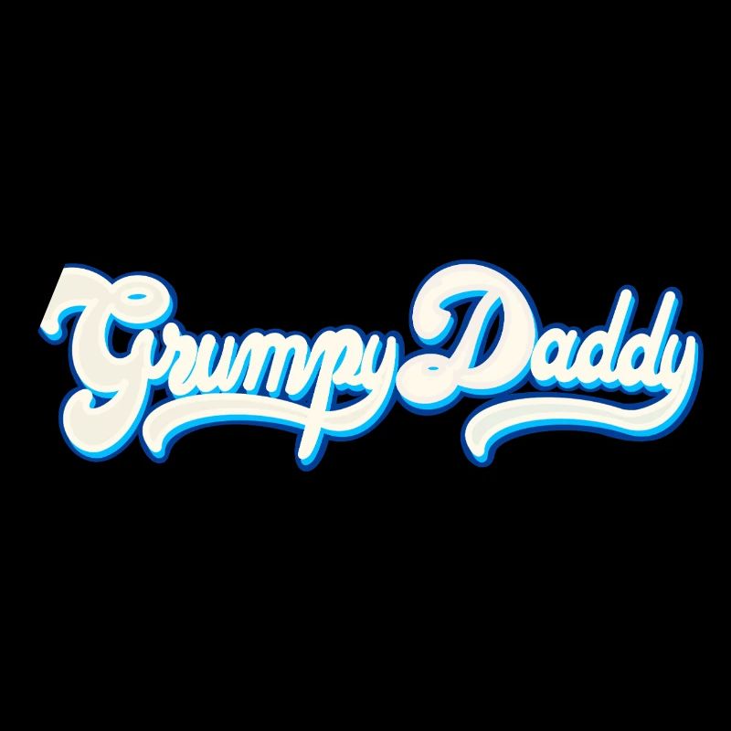 Grumpy Daddy Script - Farbe "Whipped Cream"