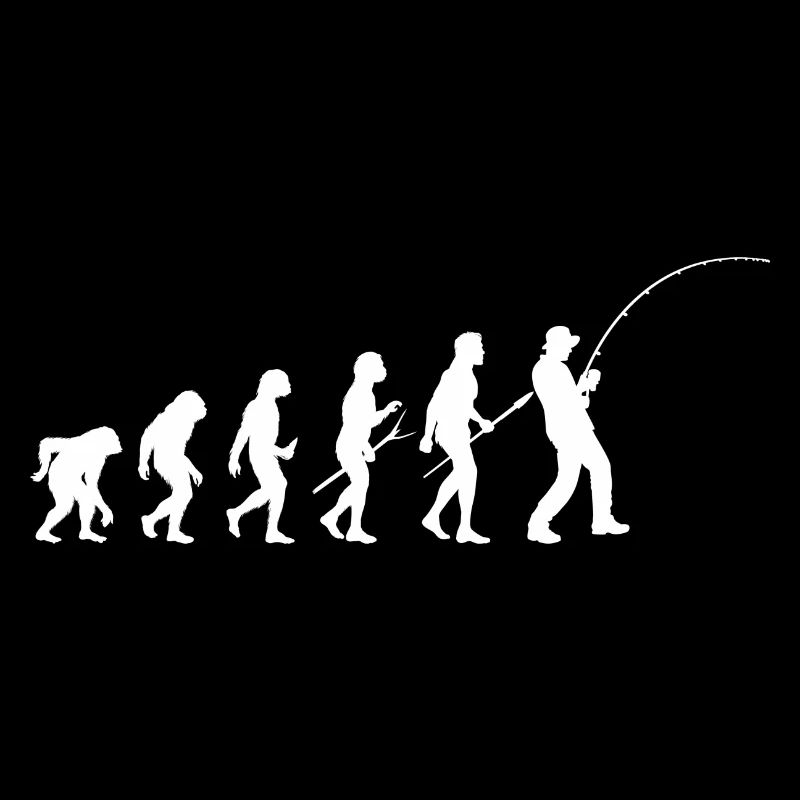 Silhouette du pêcheur Evolution