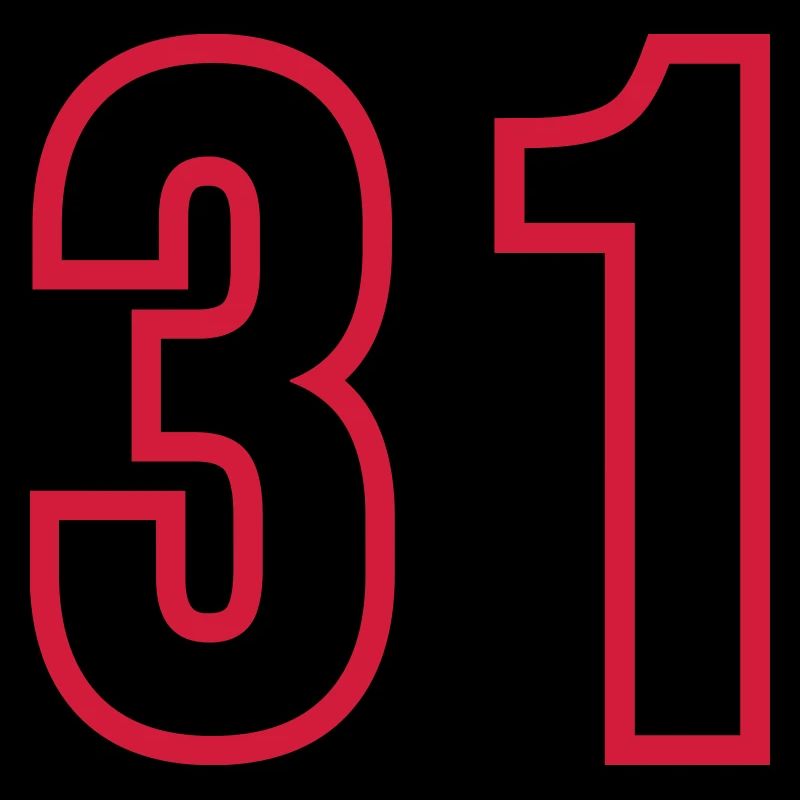 31 Number Years Jersey