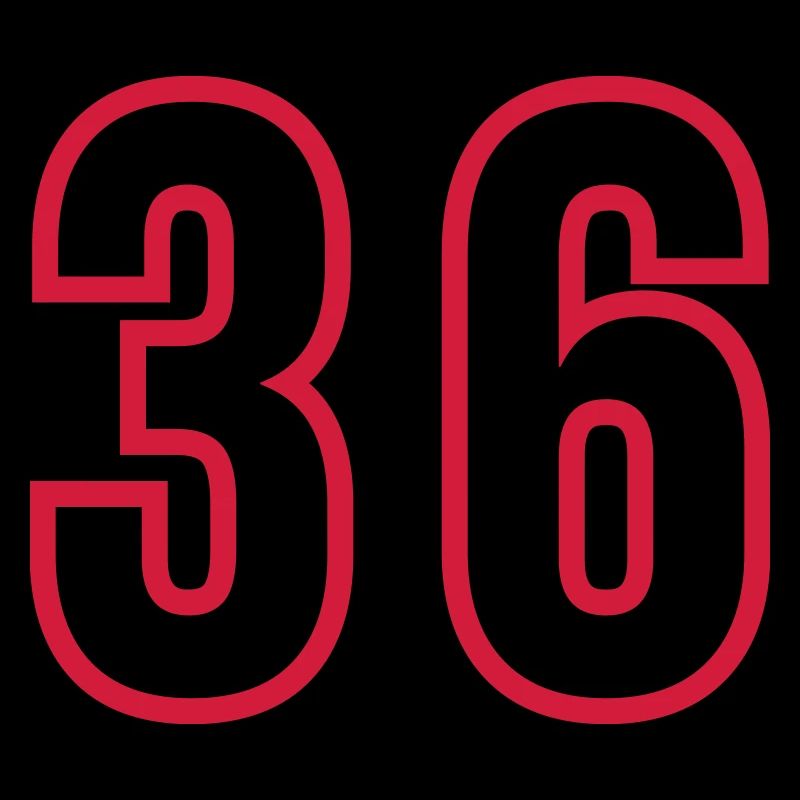 36 Number Years Jersey