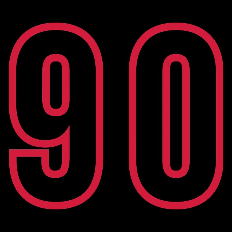 90 Number Years Jersey