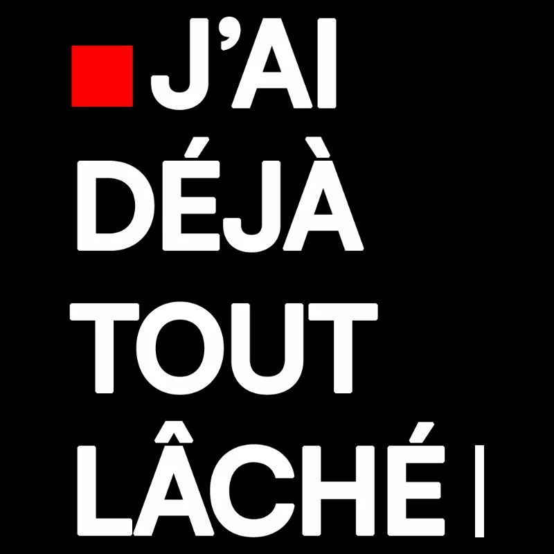 J’AI DÉJÀ TOUT LÂCHÉ | Humour autodérision