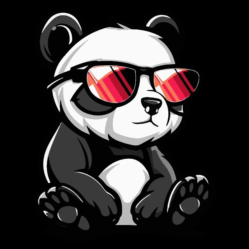 Bande dessinée cool panda