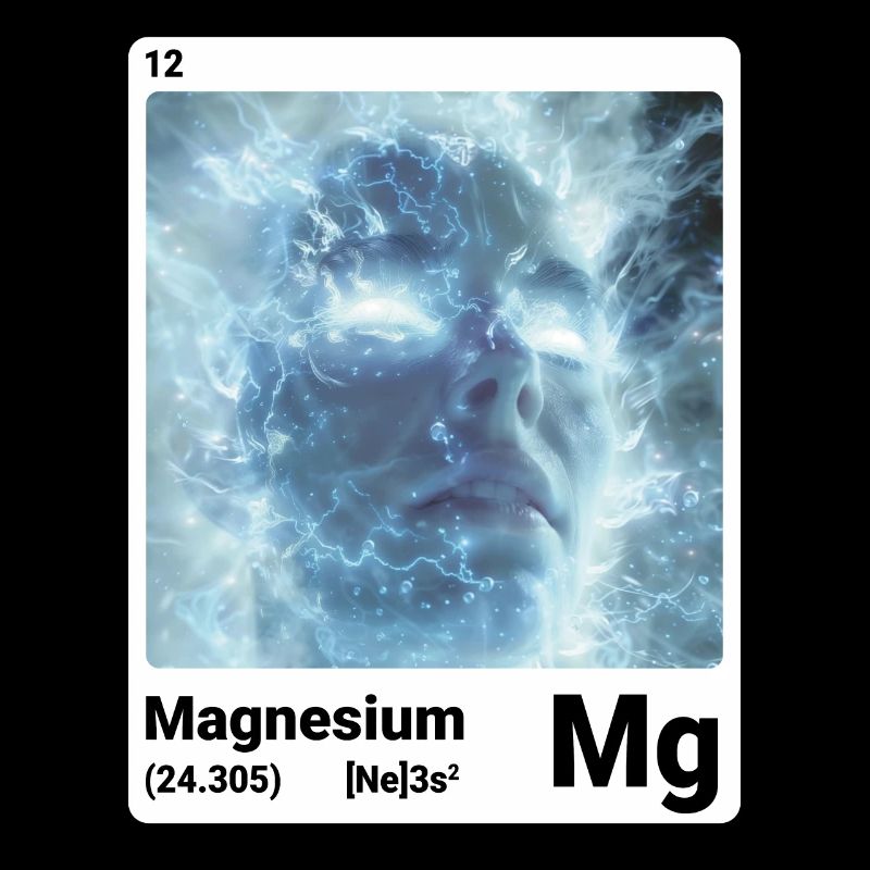 Periodic Table Element Magnesium (Mg) 012