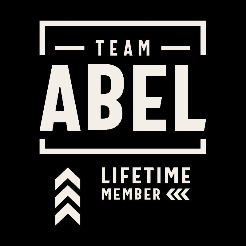 Team Abel Lebenslanges Mitglied Lustiger Name Abel