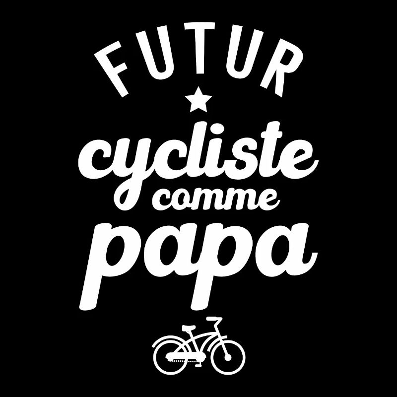 Futur cycliste comme papa