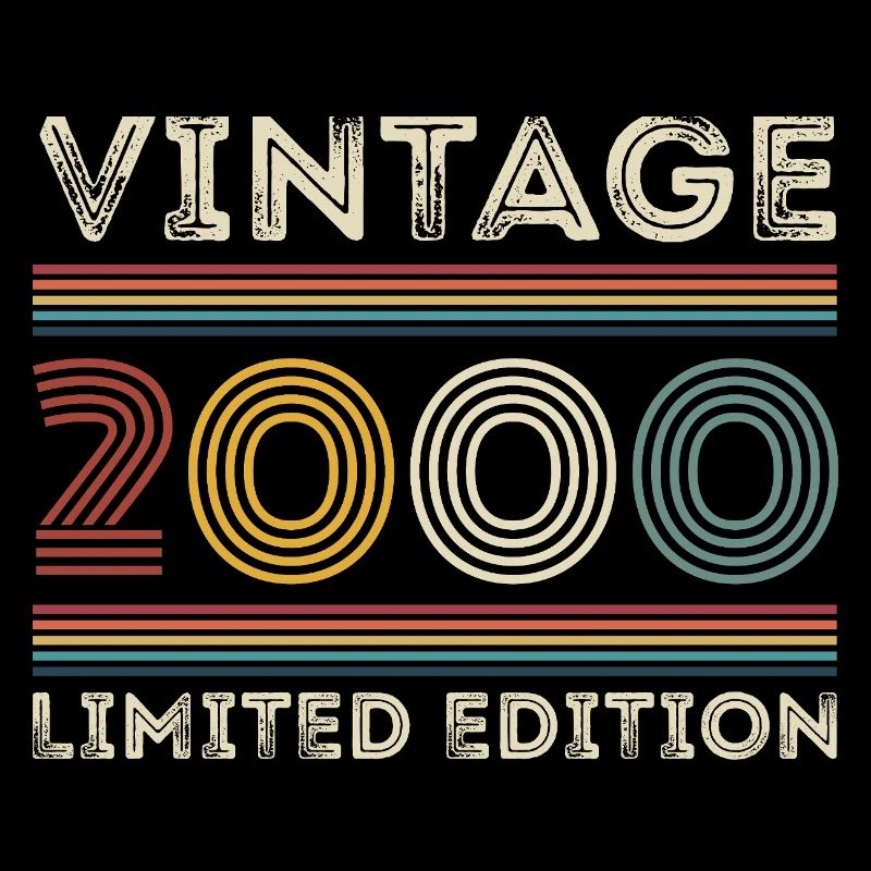 2000 Geburtstag 2000 Retro 2000 Geschenk 2000