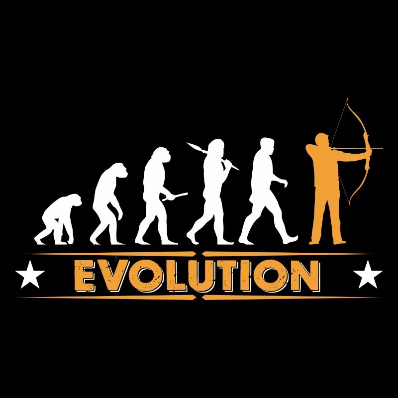 Bogenschiessen Evolution - orange/weiss