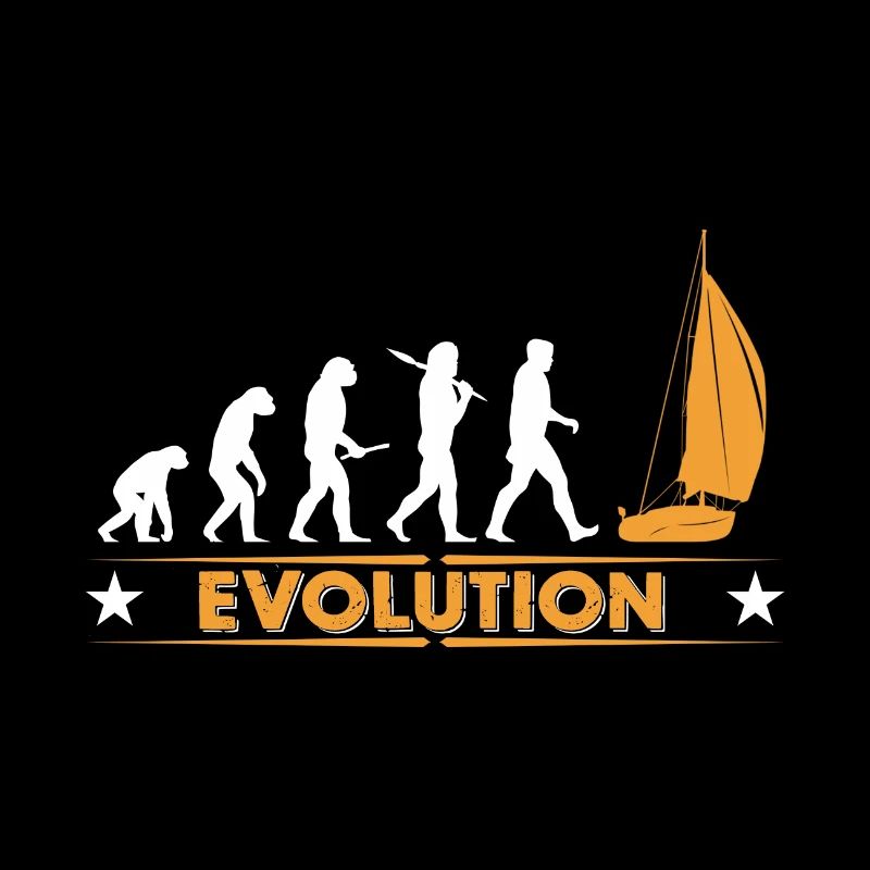 Sail evolution - orange/white