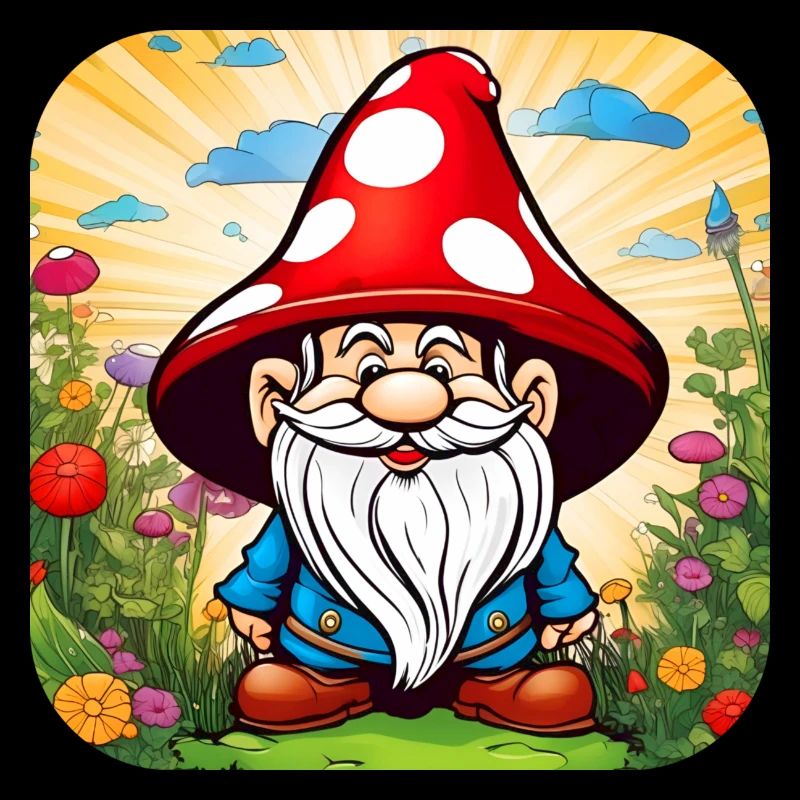 Cute Toadstool Leprechaun