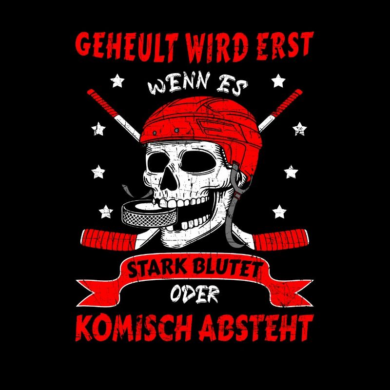 Eishockey - Geheult wird erst wenn es stark blutet