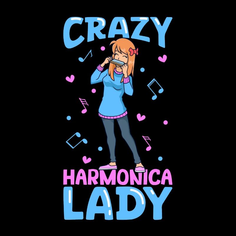 Crazy Harmonica Lady