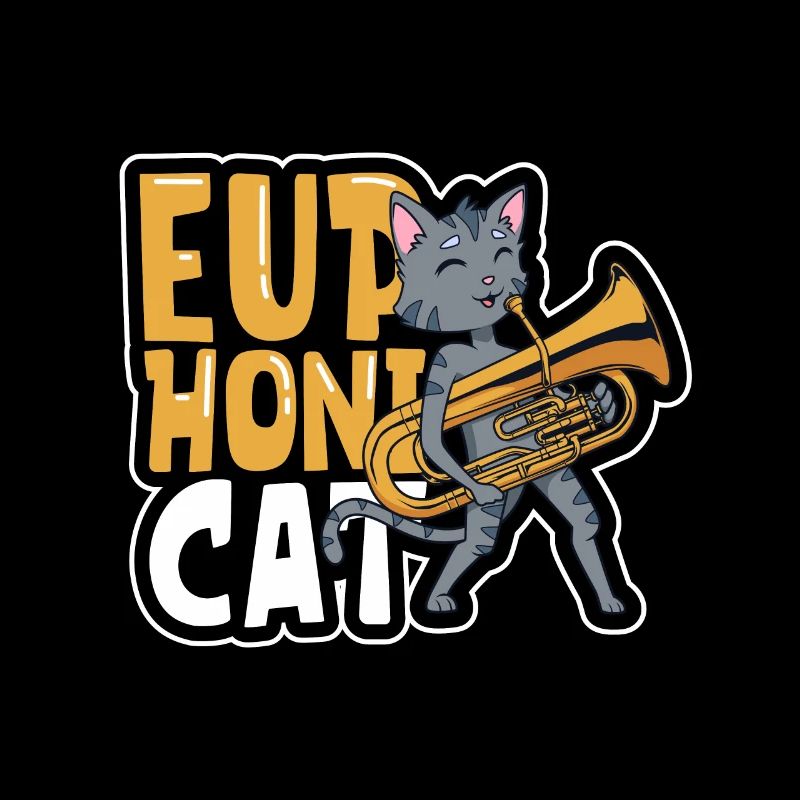 Euphonicate - cat with euphonium