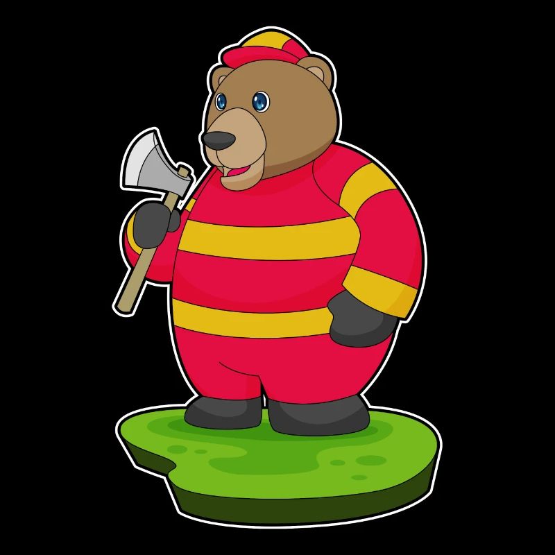 Hache de pompier ours