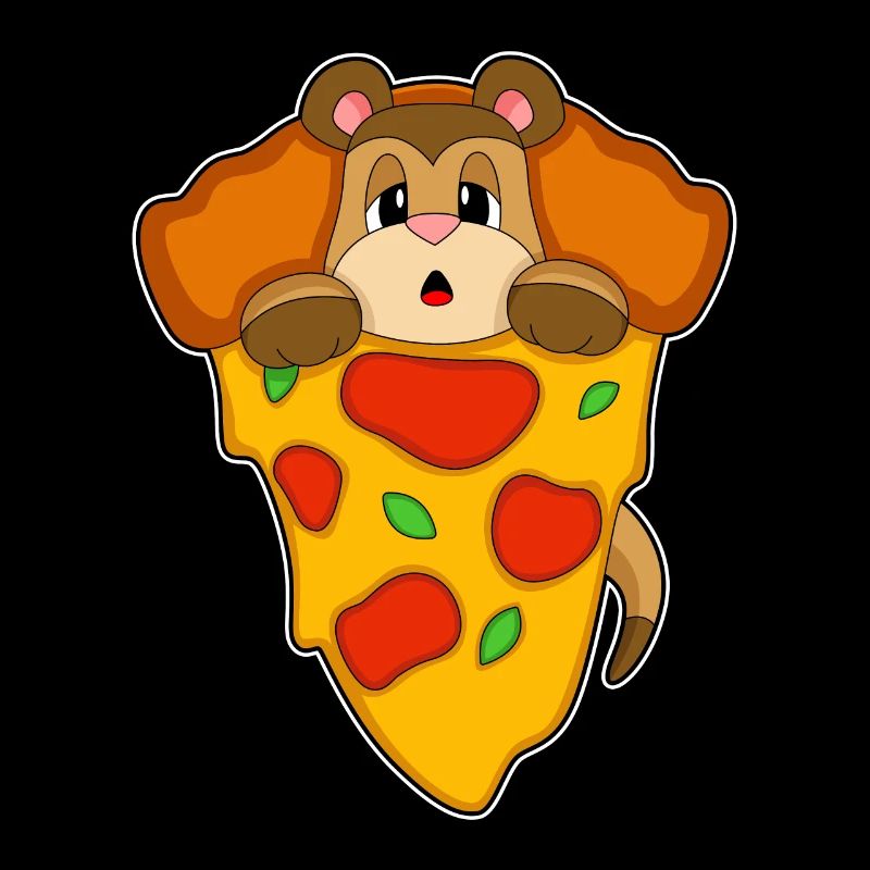 Erdmännchen Pizza
