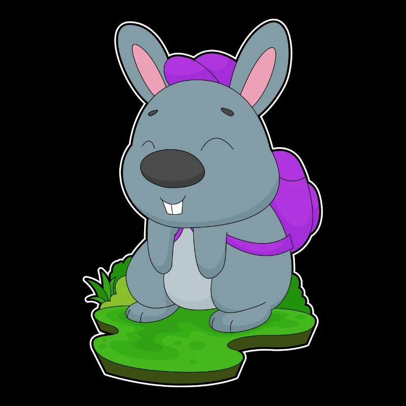 Bunny Student Backpack School