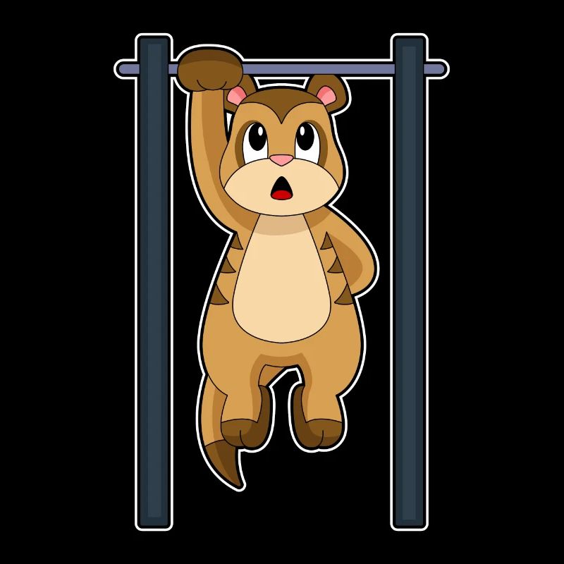 Meerkat Bodybuilder Pull-ups Bodybuilding