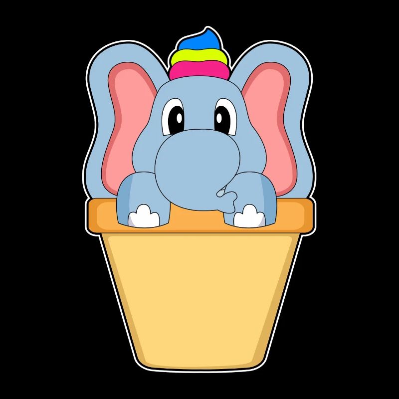 Elefant Waffeleis