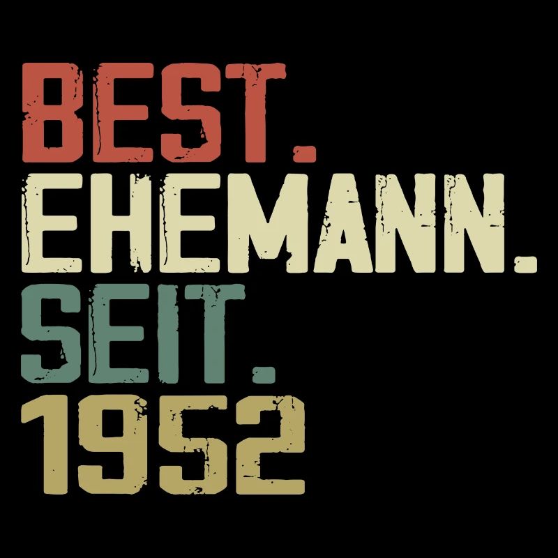 Best Ehemann Seit 1952 Geburtstagsgeschenk 1952