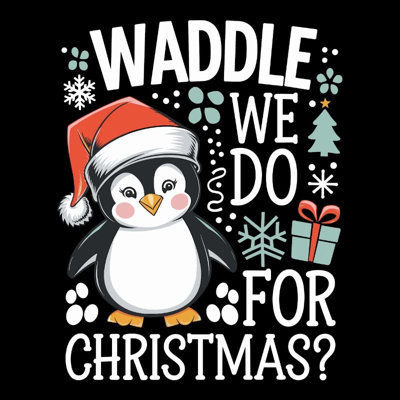 Le dandinement de Noël des pingouins que nous faisons pour Noël ?