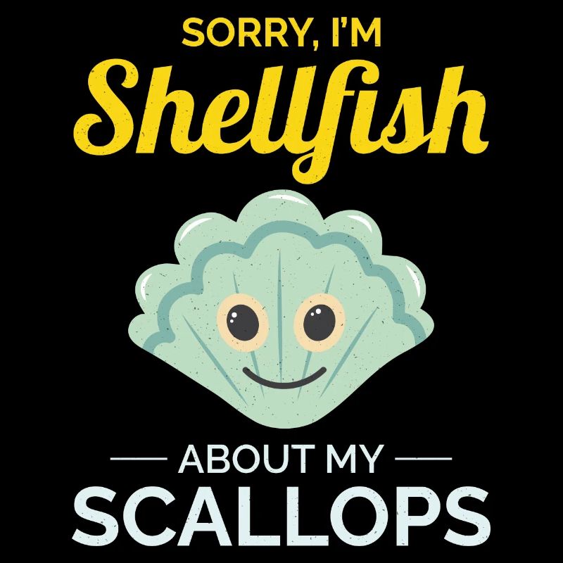 Scallop Seashells Collector Beachcomber Shellfish