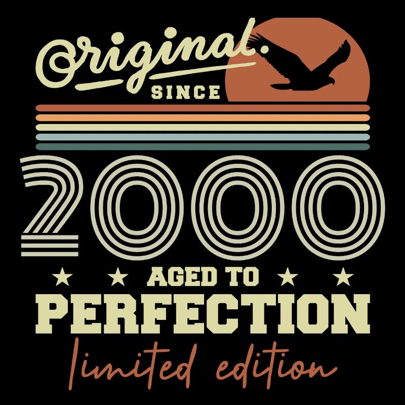 Original 2000 Geburtstagsgeschenk 2000 Retro 2000
