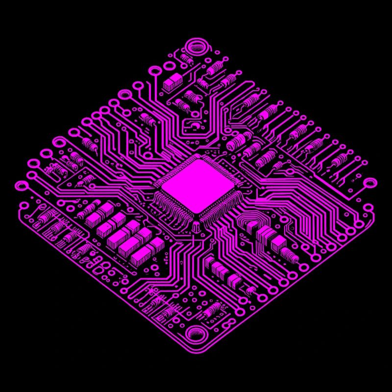 CPU anatomique et PCB - Cool Computer Scientists