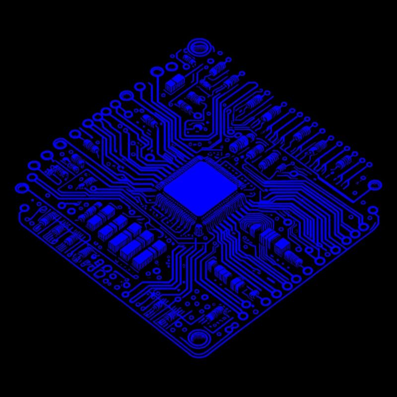 CPU anatomique et PCB - Cool Computer Scientists