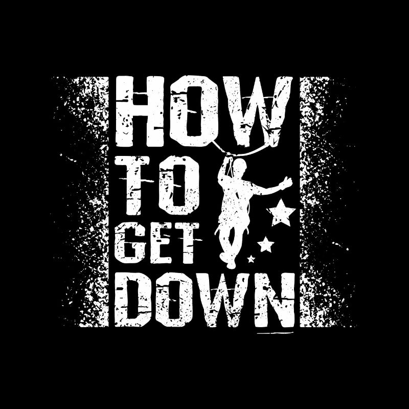 How to get down zipline