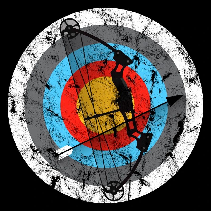 Archery Target Compound Bow Gift