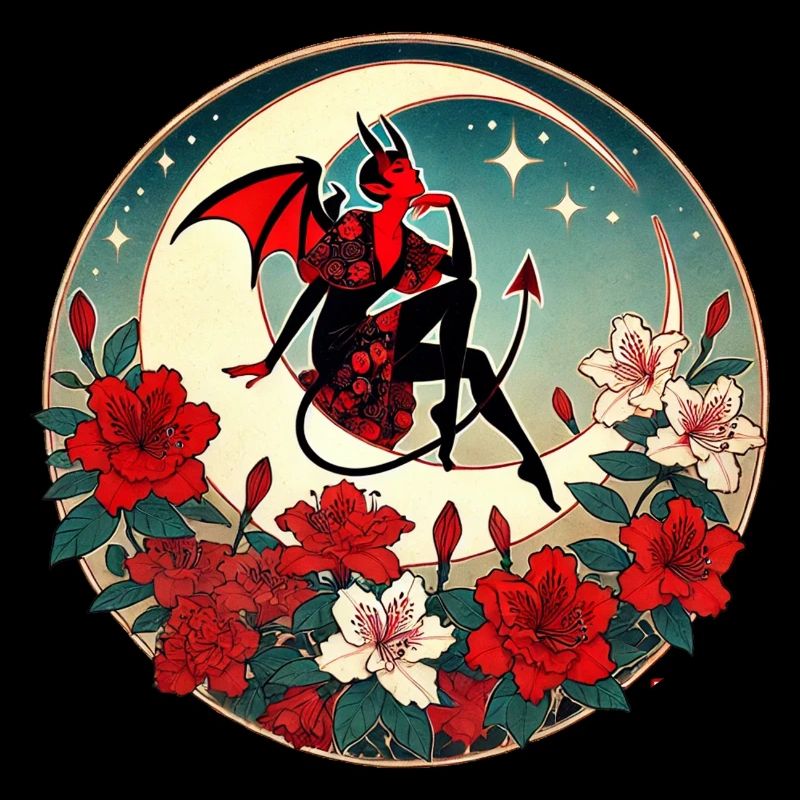 Pin-up diable