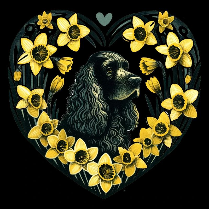 Schwarzer Cocker Spaniel