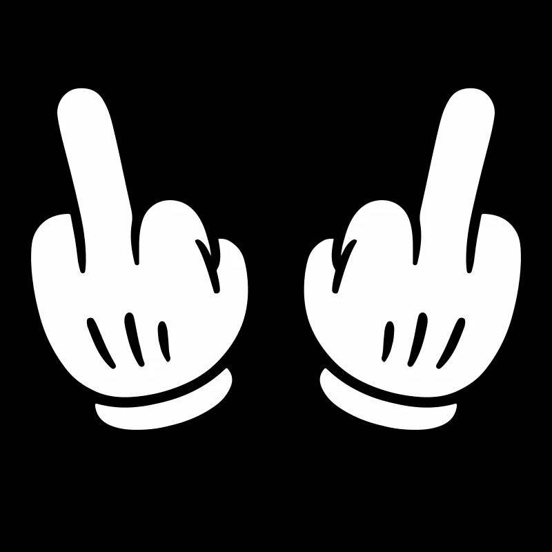 Mittelfinger Hand Comic