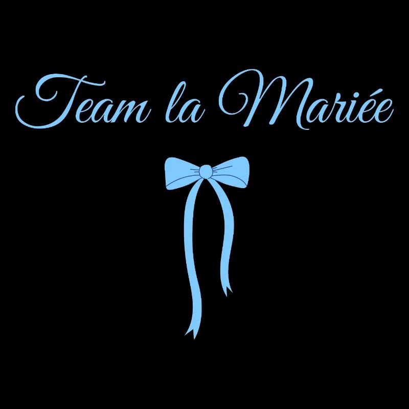 Team Die Braut Blaue Schleife