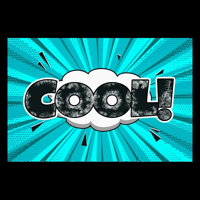 cool Comic Style Bubble Graffiti Lettering