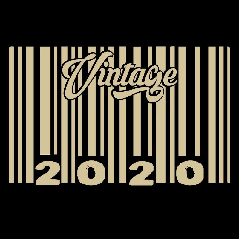 vintage 2020 Barcode 2020: Year 2025.