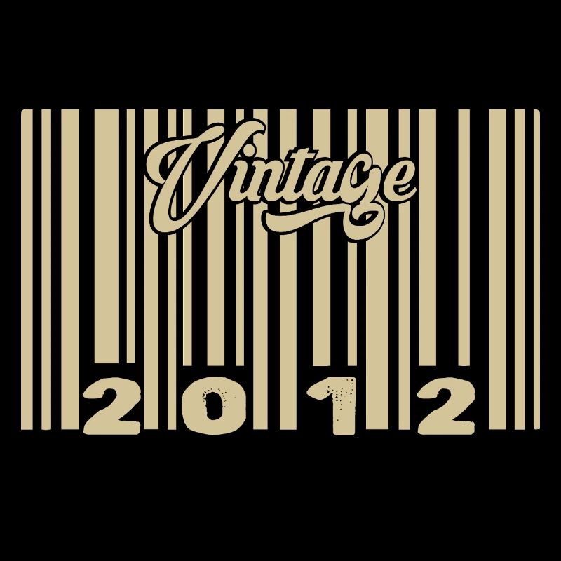 vintage 2012 Code barre 2012: Année 2025.