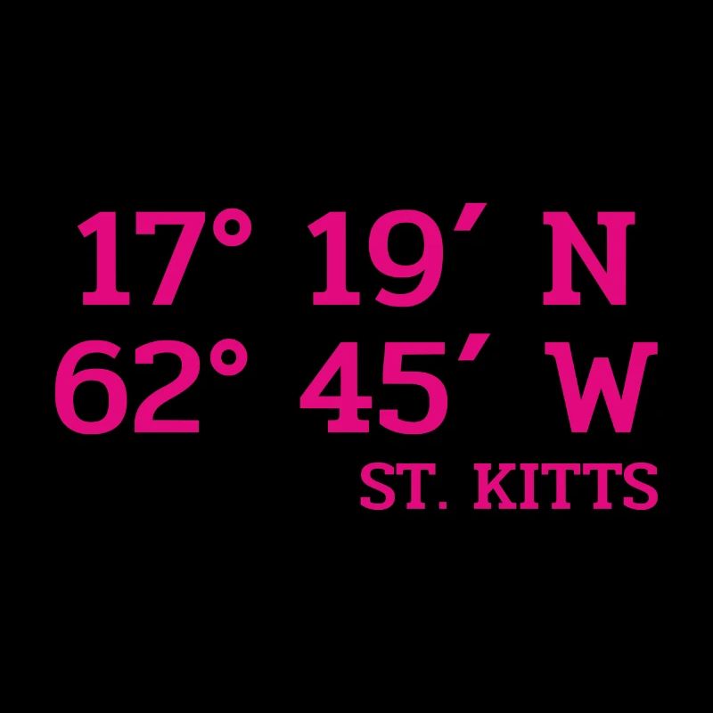Saint Kitts Coordinates - Coordinates - Caribbean